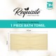 Cuddle Cotton Requisite 100% Cotton Bath Towel, 400 GSM, 70 cm x 147 cm, Sunshine Yellow