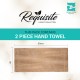 Cuddle Cotton Requisite Hand Towel Set of 2, 40 cm x 60 cm, 400 GSM, Beige Brown 100% Cotton