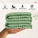 Cuddle Cotton Requisite Hand Towel Set of 2, 40 cm x 60 cm, 400 GSM, Emerald Green 100% Cotton