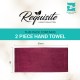 Cuddle Cotton Requisite Hand Towel Set of 2, 40 cm x 60 cm, 400 GSM, Merlot Red 100% Cotton