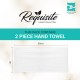 Cuddle Cotton Requisite Hand Towel Set of 2, 40 cm x 60 cm, 400 GSM, Opal White 100% Cotton