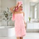 Cuddle Cotton Elite Bath Towel, 75 x 150 cm, 580 GSM, Wave Design, Blossom Pink