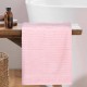 Cuddle Cotton Elite Bath Towel, 75 x 150 cm, 580 GSM, Wave Design, Blossom Pink