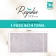 Cuddle Cotton Regalia Zero Twist Bath Towel, 600 GSM, 75 cm x 150 cm, Dove Grey Cuddle Cotton Regalia Zero Twist Bath Towel, 600 GSM, 75 cm x 150 cm, Dove Grey