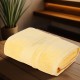 Cuddle Cotton Regalia Zero Twist Bath Towel, 600 GSM, 75 cm x 150 cm, Lemon Yellow