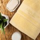 Cuddle Cotton Regalia Zero Twist Bath Towel, 600 GSM, 75 cm x 150 cm, Lemon Yellow