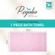 Cuddle Cotton Regalia Zero Twist Bath Towel, 600 GSM, 75 cm x 150 cm, Rose Pink