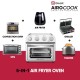 Geek Airocook Acis 14 Litre Electric Air Fryer Oven With 5 Preset Functions - Toasting, Baking, Grilling, Air Fry & Warming, Comes With Free Recipe Book & 5 Accessories (1250 Watts), 14 Liter, Silver Geek Airocook Acis 14 Litre Electric Air Fryer Oven With 5 Preset Functions - Toasting, Baking, Grilling, Air Fry & Warming, Comes With Free Recipe Book & 5 Accessories (1250 Watts), 14 Liter, Silver
