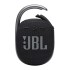 JBL Clip 4, Wireless Ultra Portable Bluetooth Speaker, Pro Sound, Integrated Carabiner, Vibrant Colors with Rugged Fabric Design, Dust & Waterproof, Type C (Without Mic, Black)