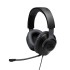 JBL Quantum 100 Wired Over Ear Gaming Headphones with Mic, 40mm Realistic Dynamic Drivers, Detachable Boom Mic, 1kHz Sensitivity, Memory Foam Cushioning, PC/Mobile/PS/Xbox/Nintendo/VR Compatible-Black