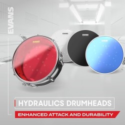 Evans Hydraulic Blue Drum Head, 35.56 cm (14 Inch)