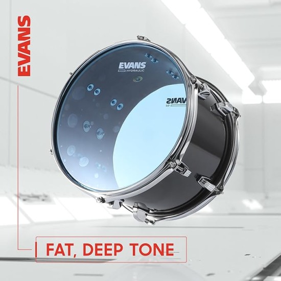 Evans Hydraulic Blue Drum Head, 35.56 cm (14 Inch) Evans Hydraulic Blue Drum Head, 35.56 cm (14 Inch)
