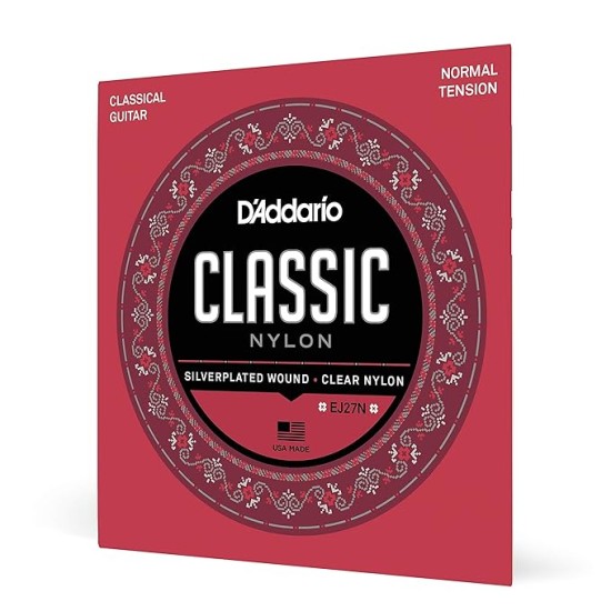 DAddario EJ27N Student Nylon Classical Guitar Strings Normal Tension