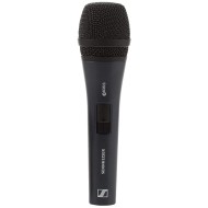 Sennheiser E835-S Dynamic Cardioid Live Handheld vocal Microphone for Vocalist, Singers and Performers.Also used in Home Recording, Semi-Pro Studios and Live Sound (Grey)
