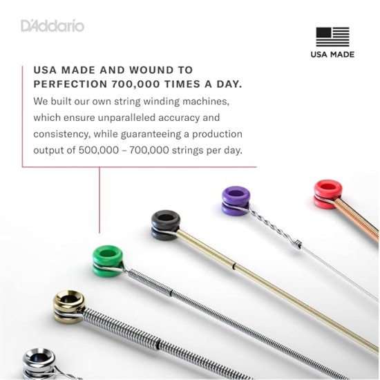 D'Addario EXL165 Nickel Wound 45-105 Custom Light Bass Guitar Strings