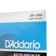 D'Addario Bronze Acoustic Guitar Strings_(.011-.052_Light Gauge)85/15 FULL BRIGHT TONE_Stainless Steel Material, Pack of 1, EZ910 (EZ910)