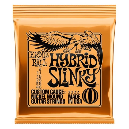 Ernie Ball 2222 Hybrid Slinky Nickel Wound Set (9-46)