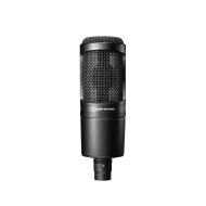 Audio-Technica AT2020 Cardioid Condenser Studio XLR Microphone, Ideal for Project/Home Studio Applications
