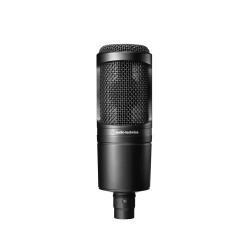 Audio-Technica AT2020 Cardioid Condenser Studio XLR Microphone, Ideal for Project/Home Studio Applications