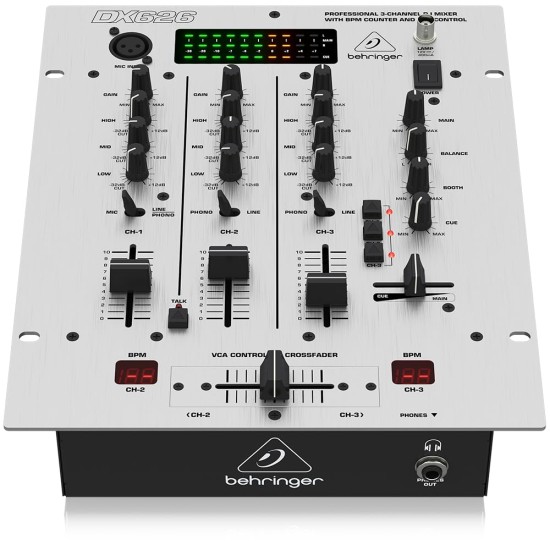 Behringer DX626 DJ Mixer (3 Channels)