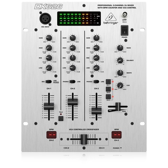 Behringer DX626 DJ Mixer (3 Channels)