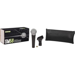 Shure SM58-LC Cardioid Vocal Microphone without Cable
