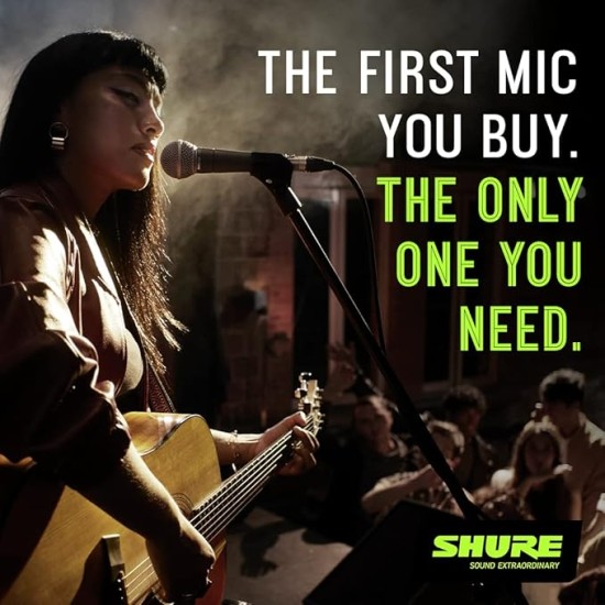 Shure SM58-LC Cardioid Vocal Microphone without Cable