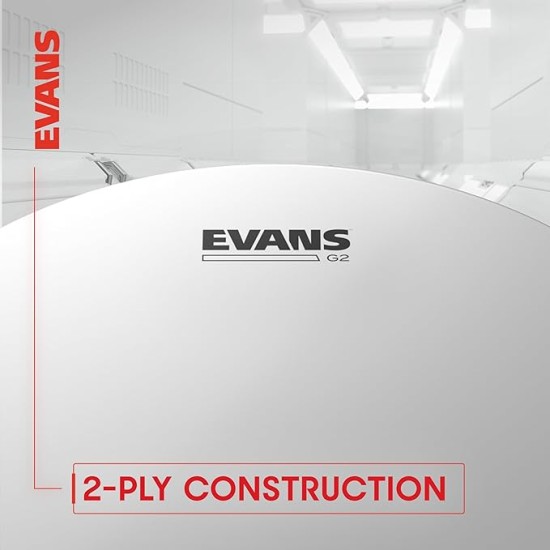 Evans G2 Tompack, Coated, Standard (12 inch, 13 inch, 16 inch) (ETP-G2CTD-S)