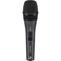 Sennheiser e 845‑S Supercardioid Dynamic Vocal Microphone | On/Off Switch | Excellent Feedback Rejection | Rugged Metal Design | Ideal for Live Performances, Presentations & Broadcast