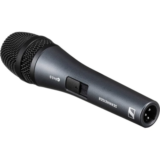 Sennheiser e 845‑S Supercardioid Dynamic Vocal Microphone | On/Off Switch | Excellent Feedback Rejection | Rugged Metal Design | Ideal for Live Performances, Presentations & Broadcast Sennheiser e 845‑S Supercardioid Dynamic Vocal Microphone | On/Off Switch | Excellent Feedback Rejection | Rugged Metal Design | Ideal for Live Performances, Presentations & Broadcast