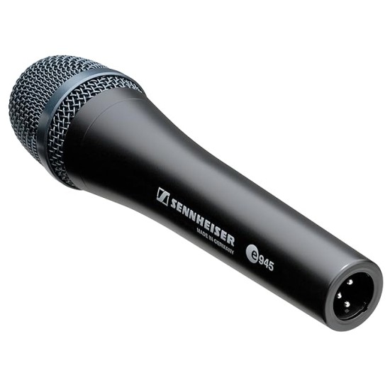 Sennheiser e945 Supercardioid Dynamic Vocal Microphone | High Output | Feedback Rejection | Rugged Metal Body | Uniform Pickup Pattern | Ideal for Live Singing, Touring Musicians & Stage Performers