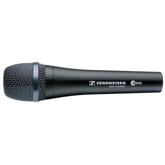 Sennheiser e945 Supercardioid Dynamic Vocal Microphone | High Output | Feedback Rejection | Rugged Metal Body | Uniform Pickup Pattern | Ideal for Live Singing, Touring Musicians & Stage Performers