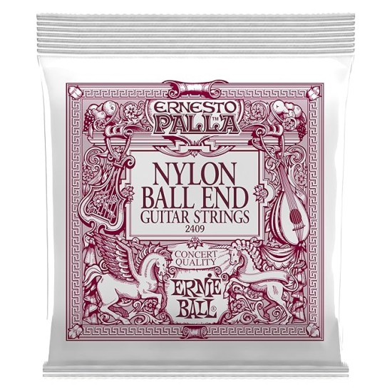 Ernie Ball Ernesto Palla Black & Gold Ball-End Nylon Classical Guitar Strings