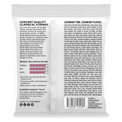 Ernie Ball Ernesto Palla Black & Gold Ball-End Nylon Classical Guitar Strings