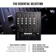 Numark M6 USB | 4-Channel Dj Mixer With On Board Interface With On-Board Audio Interface, 3-Band EQ, Club-Ready Inputs, Microphone Input And Replaceable Crossfader With Slope Control Black