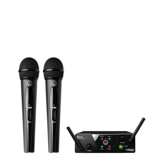 AKG WMS40 Mini Dual Vocal Set US45A/C Wireless Microphone System