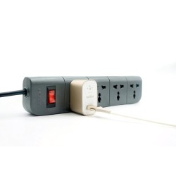 Belkin Essential Series F9E400zb1.5MGRY 4-Socket Surge Protector