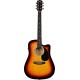 Fender Squier Acoustic Guitar Cutaway Electronics Sa-105Ce Sunburst 930307032 - Rosewood