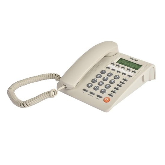 Beetel M59 Caller ID Corded Landline Phone with 16 Digit LCD Display & Adjustable contrast,10 One Touch Memory Buttons,2Ways Speaker Phone,Music On Hold,Solid Build Quality,Classic Design (White)(M59) Beetel M59 Caller ID Corded Landline Phone with 16 Digit LCD Display & Adjustable contrast,10 One Touch Memory Buttons,2Ways Speaker Phone,Music On Hold,Solid Build Quality,Classic Design (White)(M59)