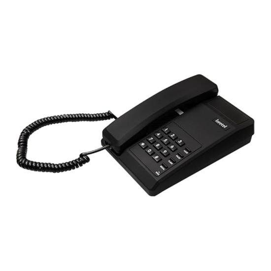 Beetel B11 Corded Landline Phone, Ringer Volume Control, LED for Ring Indication, Wall/Desk Mountable, Classic Design, Clear Call Quality, Mute/Pause/Flash/Redial Function (Made in India)(Black)(B11)