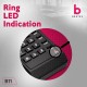 Beetel B11 Corded Landline Phone, Ringer Volume Control, LED for Ring Indication, Wall/Desk Mountable, Classic Design, Clear Call Quality, Mute/Pause/Flash/Redial Function (Made in India)(Black)(B11)