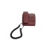 Beetel B15 Corded Landline Phone,Ringer Volume Control,LED Ring Indication,Wall/Desk Mountable,Bold Buttons Design,Clear Call Quality,Mute/Pause/Flash/Redial Function (Made in India)(Dark Red)(B15)