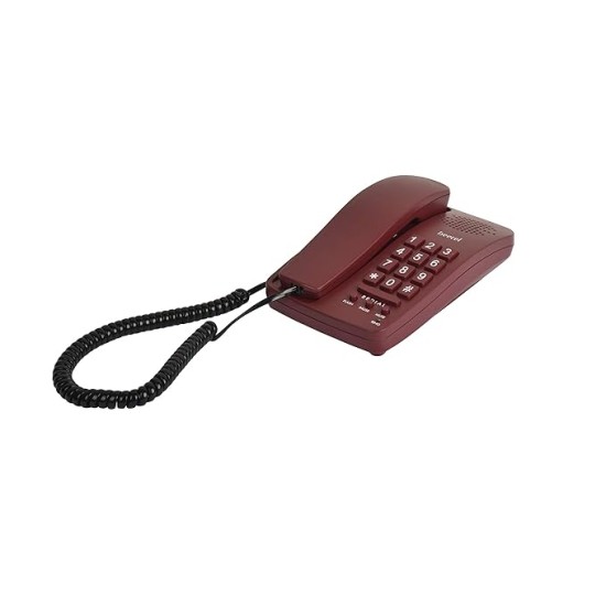 Beetel B15 Corded Landline Phone,Ringer Volume Control,LED Ring Indication,Wall/Desk Mountable,Bold Buttons Design,Clear Call Quality,Mute/Pause/Flash/Redial Function (Made in India)(Dark Red)(B15) Beetel B15 Corded Landline Phone,Ringer Volume Control,LED Ring Indication,Wall/Desk Mountable,Bold Buttons Design,Clear Call Quality,Mute/Pause/Flash/Redial Function (Made in India)(Dark Red)(B15)
