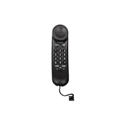 Beetel B26 Slim Corded Landline Phone,Ringer Volume Control,Wall/Desk Mountable,Ringer On/Off Switch,Clear Call Quality,Compact Design,Tone Pulse/Flash/Redial Function (Made in India) (Black)(B26)