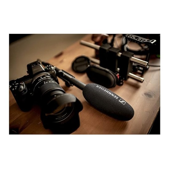 Sennheiser MKE 600 Professional Shotgun XLR Unidirectional Microphone |150 hrs Battery |40Hz - 20K Hz, 3.5mm Jack| Ideal for Youtubers,Vloggers,Filmmakers,Mobile Journalism | Black Sennheiser MKE 600 Professional Shotgun XLR Unidirectional Microphone |150 hrs Battery |40Hz - 20K Hz, 3.5mm Jack| Ideal for Youtubers,Vloggers,Filmmakers,Mobile Journalism | Black