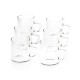 Borosil Vision 6 Pcs Tea n Coffee Borosillicate Glass 190 ml Classic Mug Set | Microwave Safe, Scratch Resistance, Lightweight | for Chai, Green Tea, Milk | Transparent