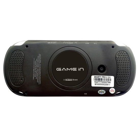 Mitashi Game In Smarty Pro 2.0 Plus and Play Handheld Gaming Console with 3000 In-built (Black) Mitashi Game In Smarty Pro 2.0 Plus and Play Handheld Gaming Console with 3000 In-built (Black)