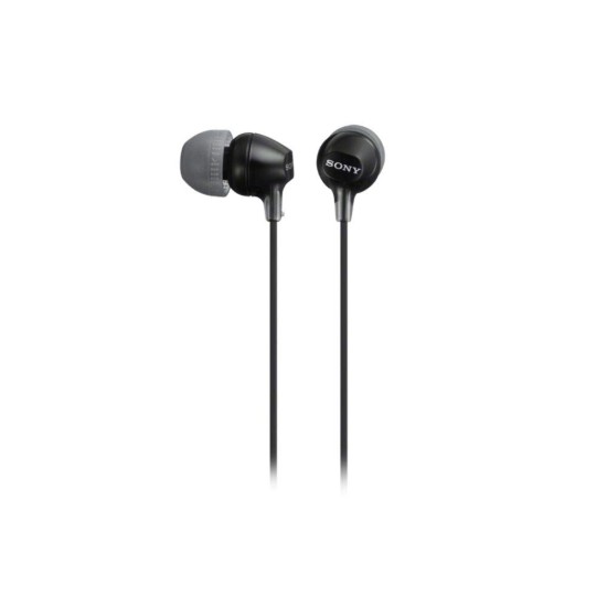 Sony MDR-EX15AP EX In-Ear Wired Stereo Headphones with Mic (Black) Sony MDR-EX15AP EX In-Ear Wired Stereo Headphones with Mic (Black)