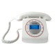 Beetel M73 Caller ID Corded Landline Phone with 16 Digit LCD Display, Retro Design, Alphanumeric Keypad, 2-Way Speaker Phone, Adjustable Ringing (White & Red)(M73) Beetel M73 Caller ID Corded Landline Phone with 16 Digit LCD Display, Retro Design, Alphanumeric Keypad, 2-Way Speaker Phone, Adjustable Ringing (White & Red)(M73)