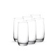 Ocean Ivory Hi Ball whiskey Glass Set, 370ml, Set of 6, Transparent
